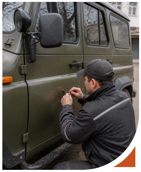 Профессиональное вскрытие автомобиля УАЗ без повреждений в Нерюнгри